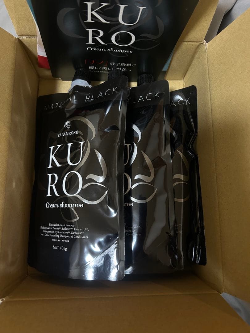 VALANROSE KURO Cream shampoo ナチュラルブラック Amazon.co.jp: VALANROSE KURO Cream Shampoo, 14.1 oz (400 g