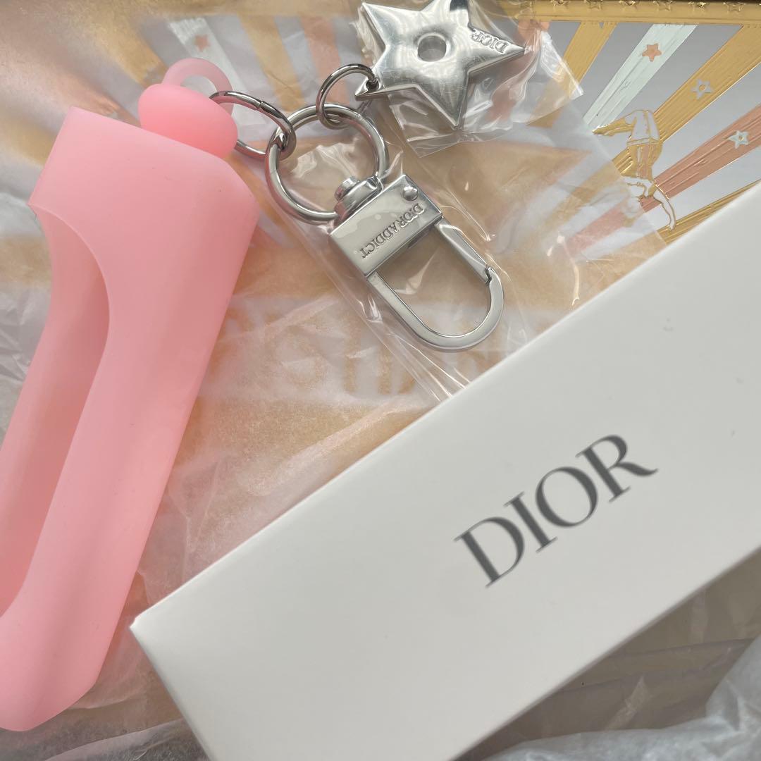 新品 DIOR ディオール アディクトリップキーホルダー ノベルティ