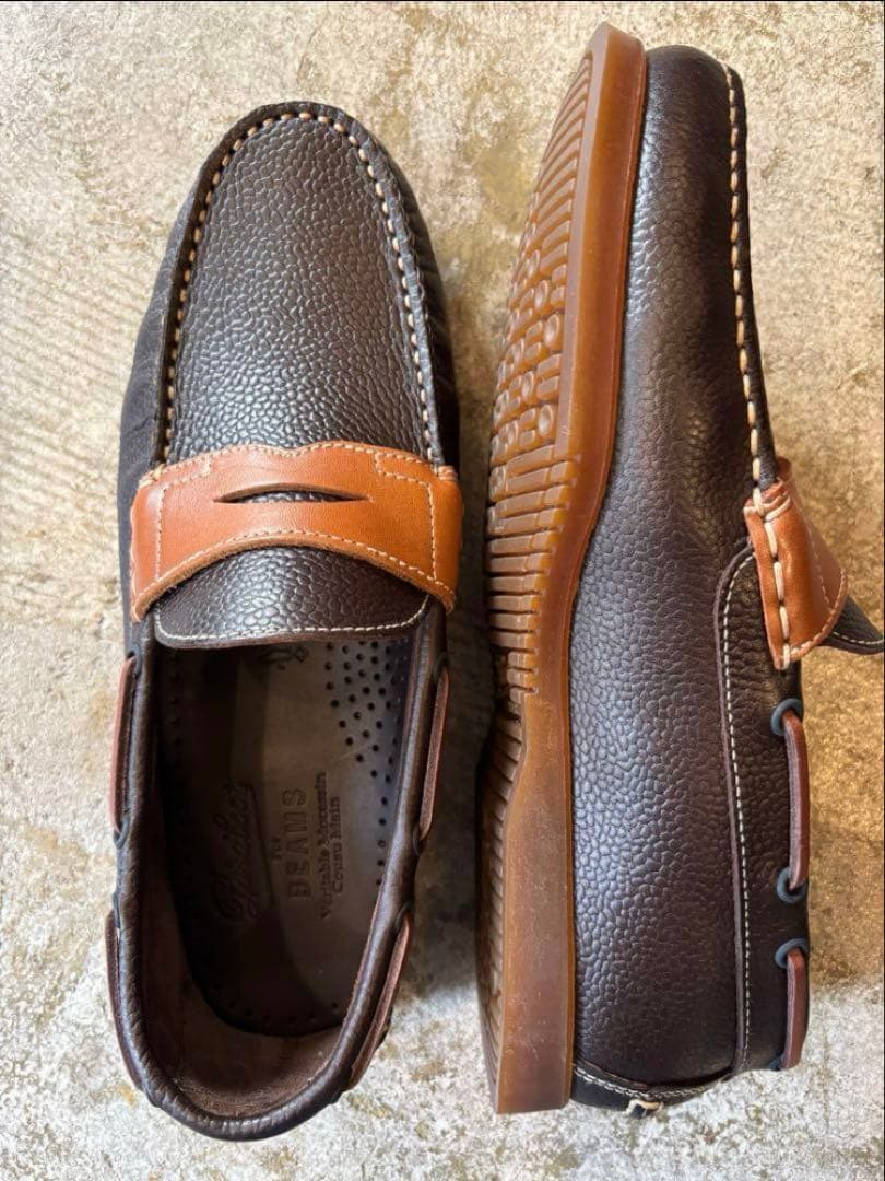 【ビームス別注】【新品未使用】パラブーツ　Corsica ブラウン 25.5cm