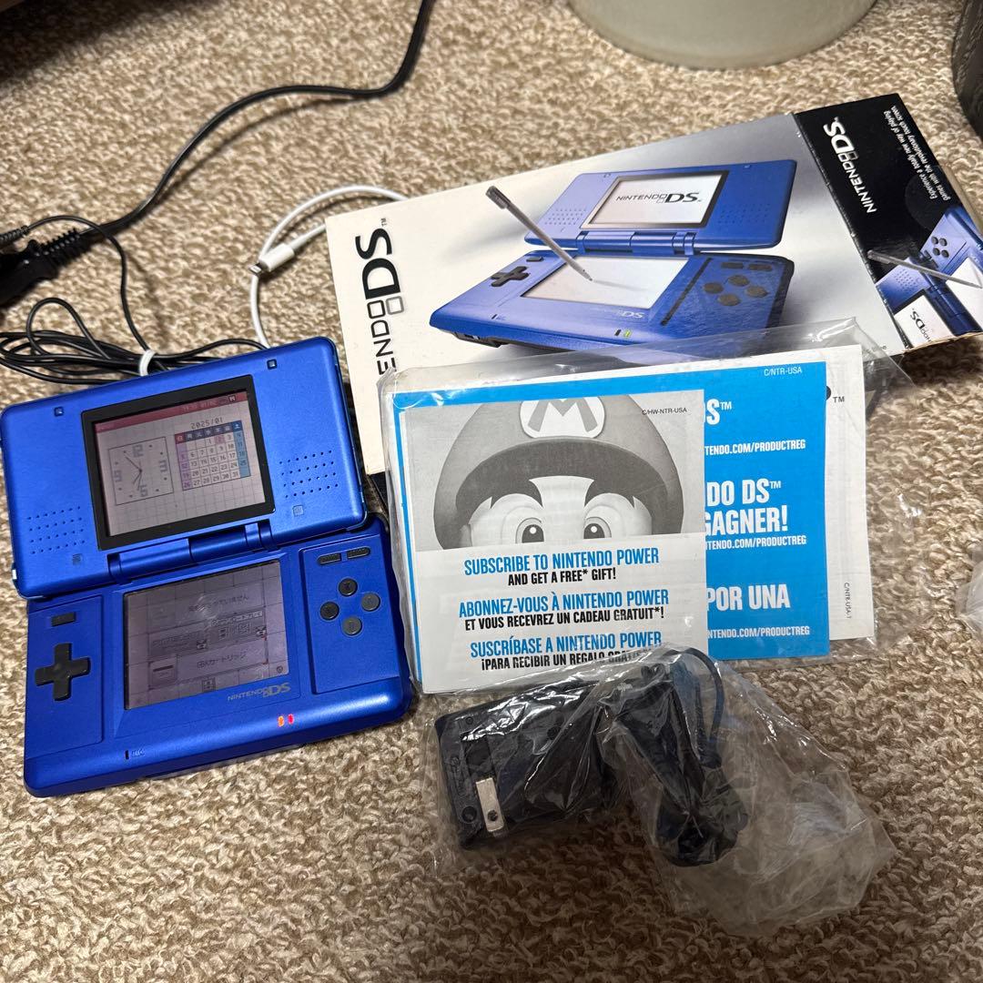 ニンテンドーDS 北米版 エレクトリックブルー 初代DS - メルカリ