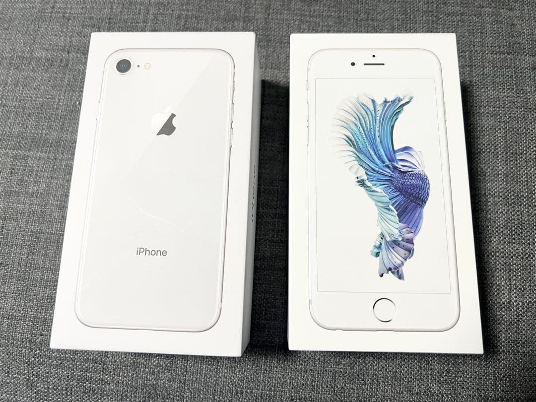 iPhone6s iPhone8 64GB シルバー 2台 セット売り サブ機 iPhone 8 64GB シルバー｜テルワールド（中古美品ビジネスフォン販売店）