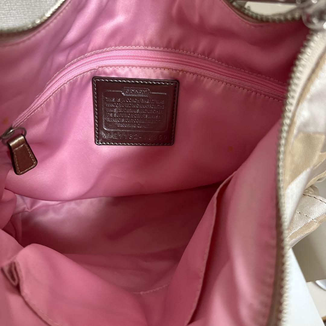 〇251047 コーチ ポピー シグネチャー ショルダーバック 18350 - メルカリ