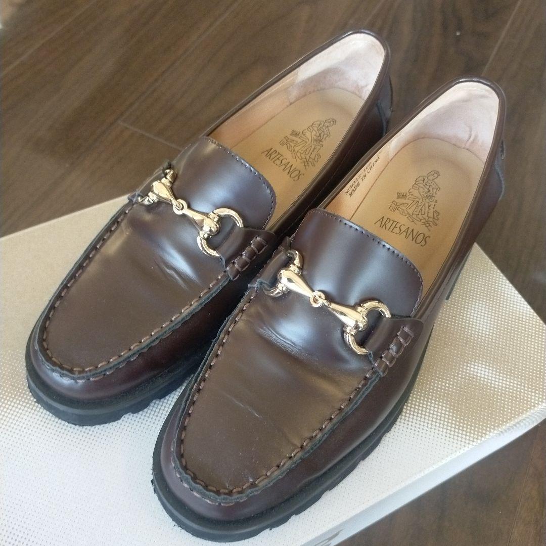 ARTESANOS ブラウンビットローファー 37 ARTESANOS（アルテサノス） ローファー 「WEB・一部店舗限定追加2