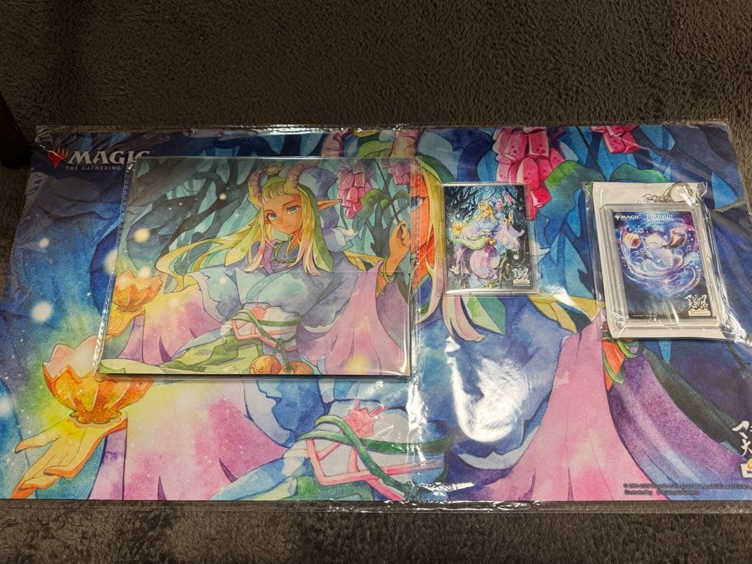 mtg マジック大戦祭 《花を手入れする者》 プレイマットセット - メルカリ
