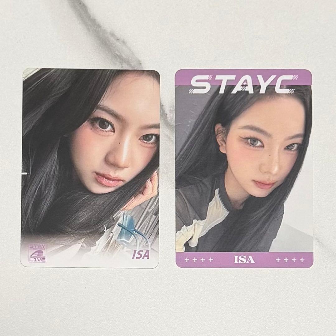 STAYC ISA アイサ トレカ SHOWCASE FC先行 ラキドロ - メルカリ