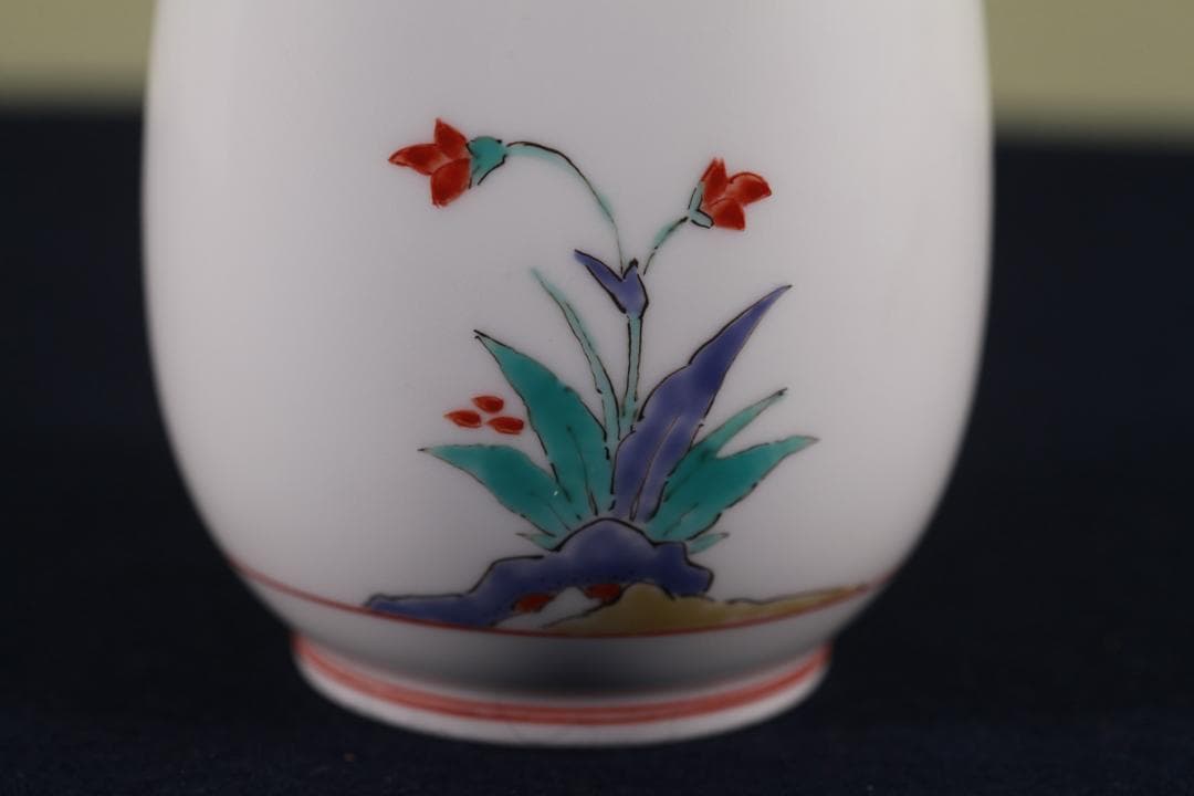 柿右衛門 作品3点 良好 人間国宝 花瓶等 有田焼 箱無無傷