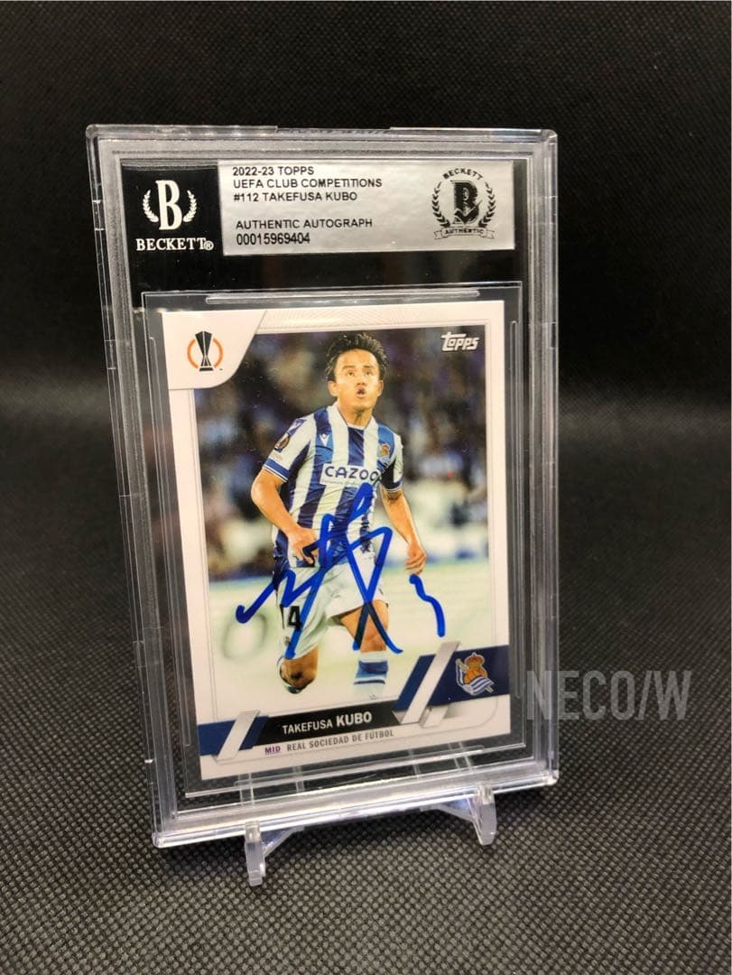 【希少サイン】久保建英 直筆サイン2022 Topps BAS鑑定済 ミントモール / MINT 福岡店 / EP2022 日本代表 スペシャル