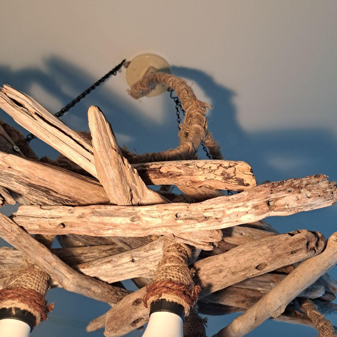 NO.L280 流木ペンダントライト 5灯 LED60W相当×5灯付 20帖OK