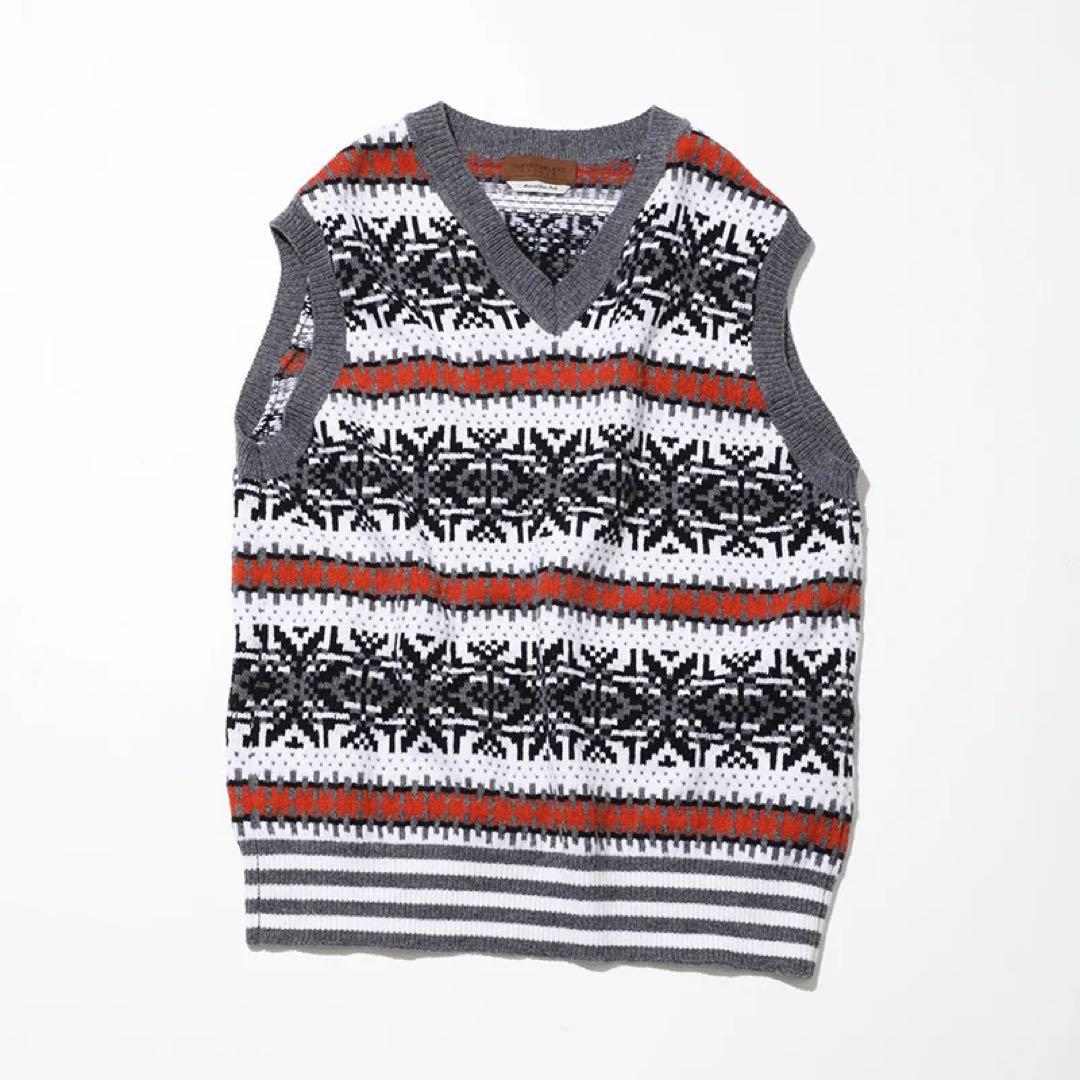 TOMORROWLAND ウール フェアアイル ニットベスト タイムセール：3月2日（月）午前9時30分迄】ウール フェアアイル