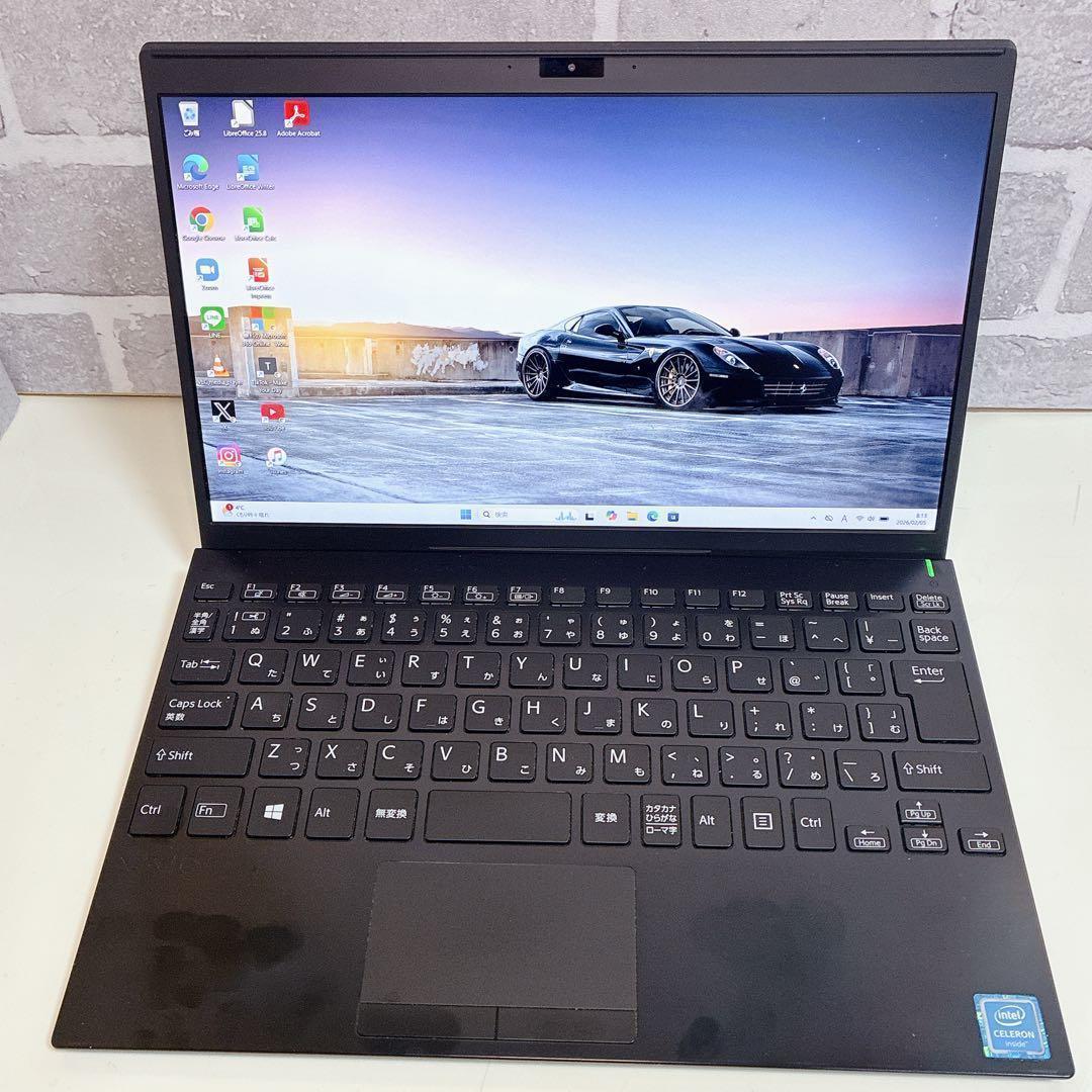 VAIO 軽量 薄型 SSD 初期設定済 Windows11 ノートパソコン - メルカリ