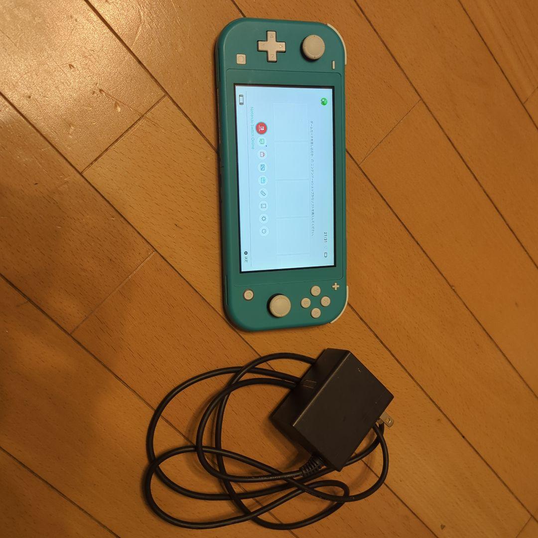 Switch lite キズあり ターコイズ 充電器 32GBメモリカード Switch lite キズあり ターコイズ 充電器 32GBメモリカード - Nintendo