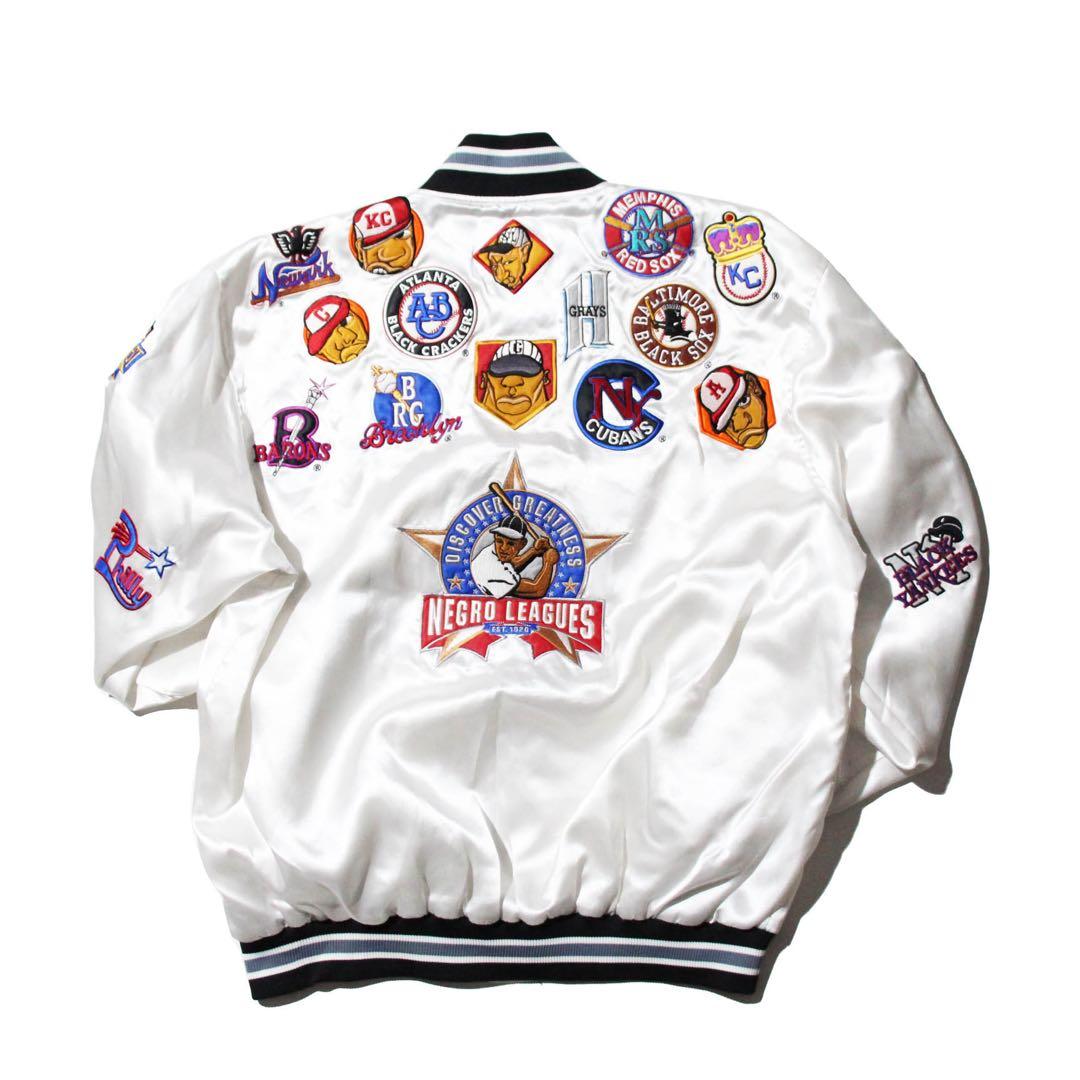 NEGRO LEAGUE スタジャン JEFF HAMILTON Y2K 90s - メルカリ