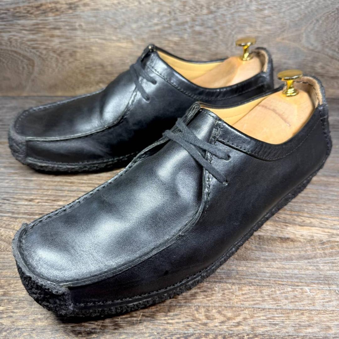【美品】◆Clarks Natalie◆クラークス ナタリー 27.0cm 黒色