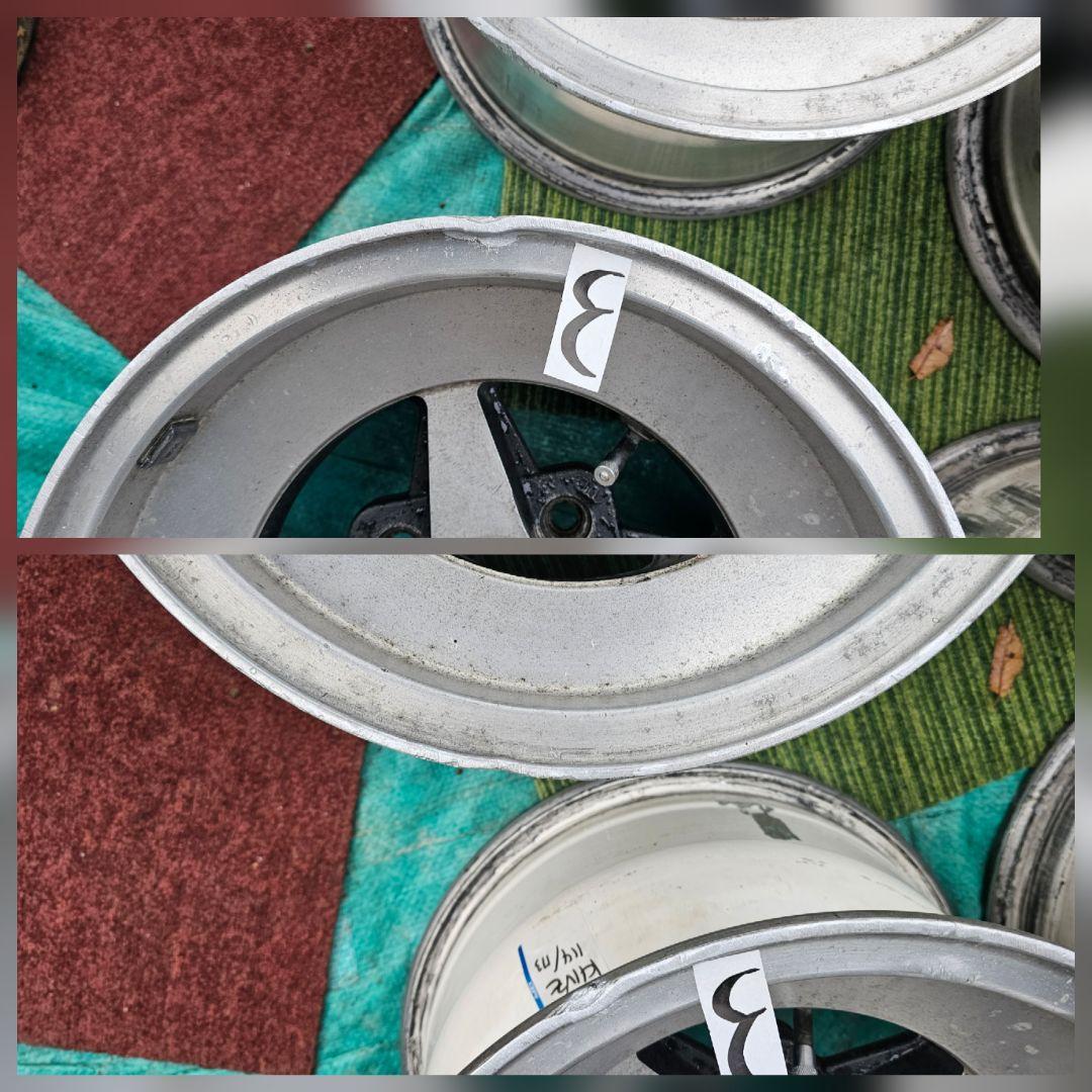 深リム WORK Equipホイール13インチ6.5j+12 7.5j+8