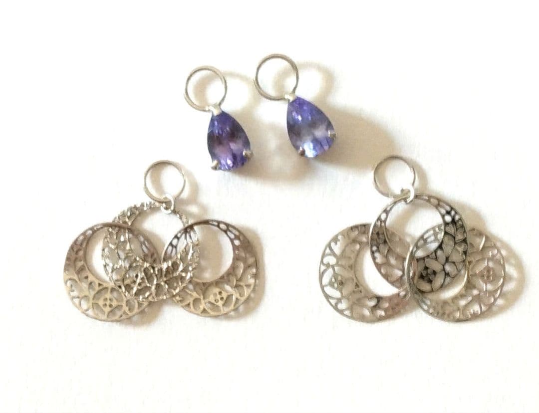 18KWタンザナイト＊シャインサークルチャーム2点セット 18KWタンザナイト＊シャインサークルチャーム2点セット 【公式通販】