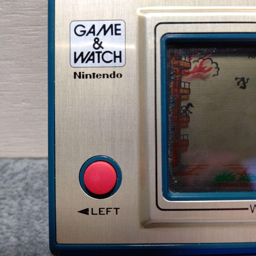 ゲームウォッチ ファイア 説明書・電池付き 任天堂Nintendo 昭和レトロ