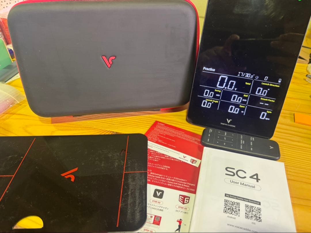 s2052 スイングキャディ SC4 Swing Caddie 計測器 Swing Caddie SC4 PRO Launch Monitor + Home Simulator – Voice Caddie