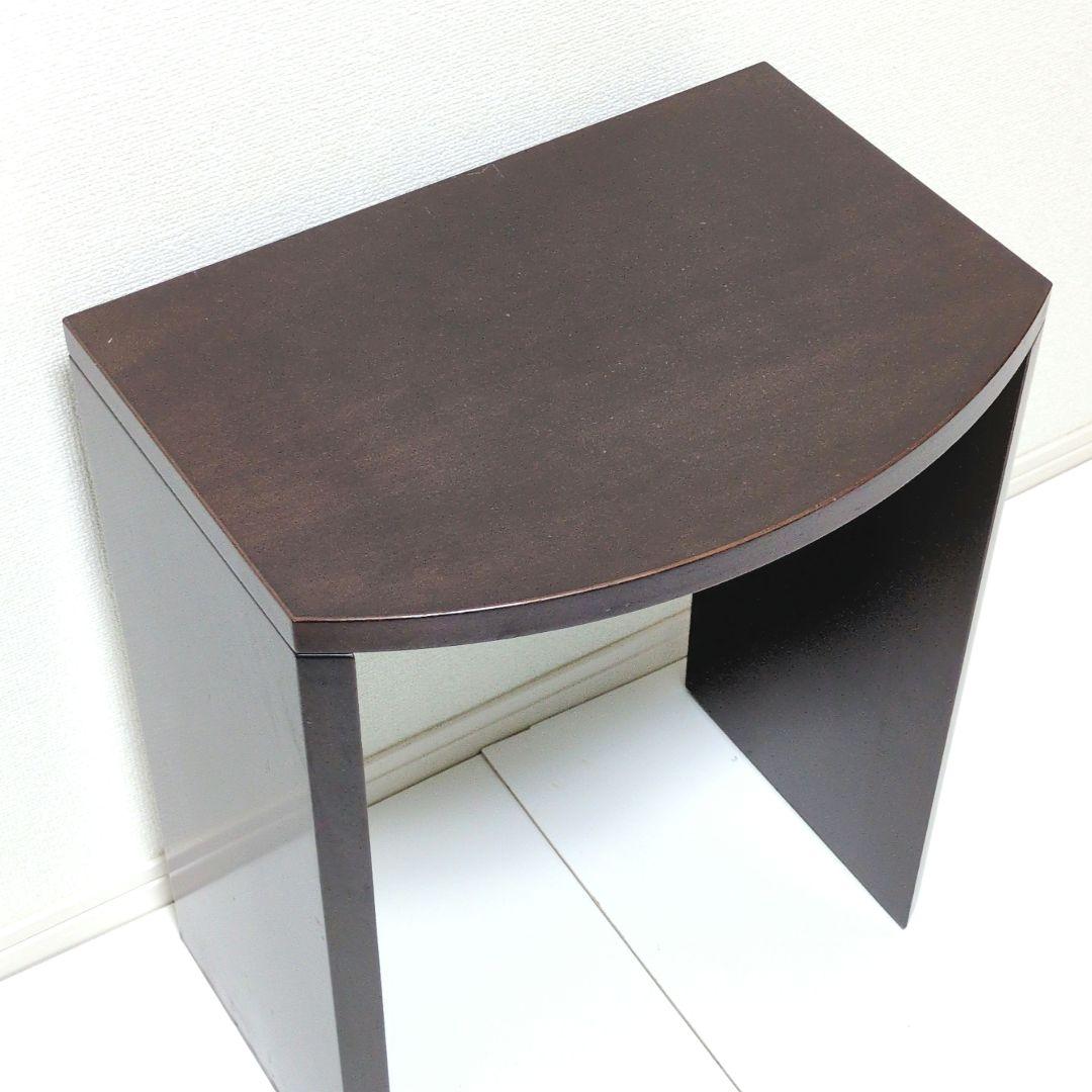 送料込み・良品】アルフレックス PORTOベッドサイドテーブル ダーク