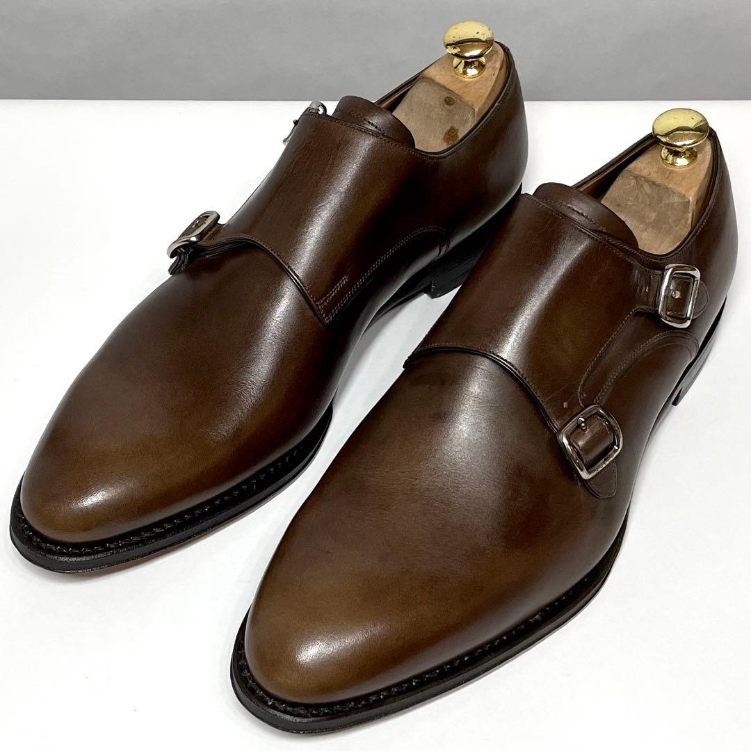 【新品同様✨️】BALLY バリー ダブルモンク ブラウン US9EEE 革靴 楽天市場】中古 bally モンクの通販