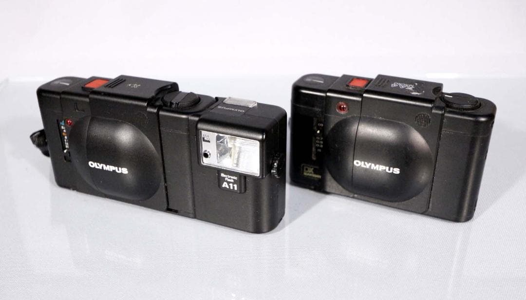 □オリンパス□コンパクトフィルムカメラ□XA A11/XA4□動作未確認