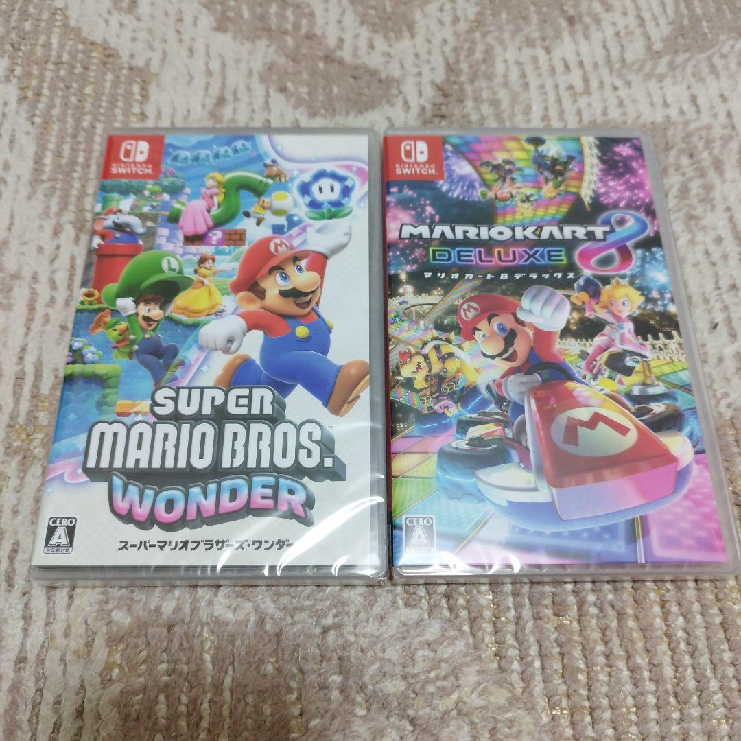 スーパーマリオブラザーズワンダーSwitchマリオカート8デラックス