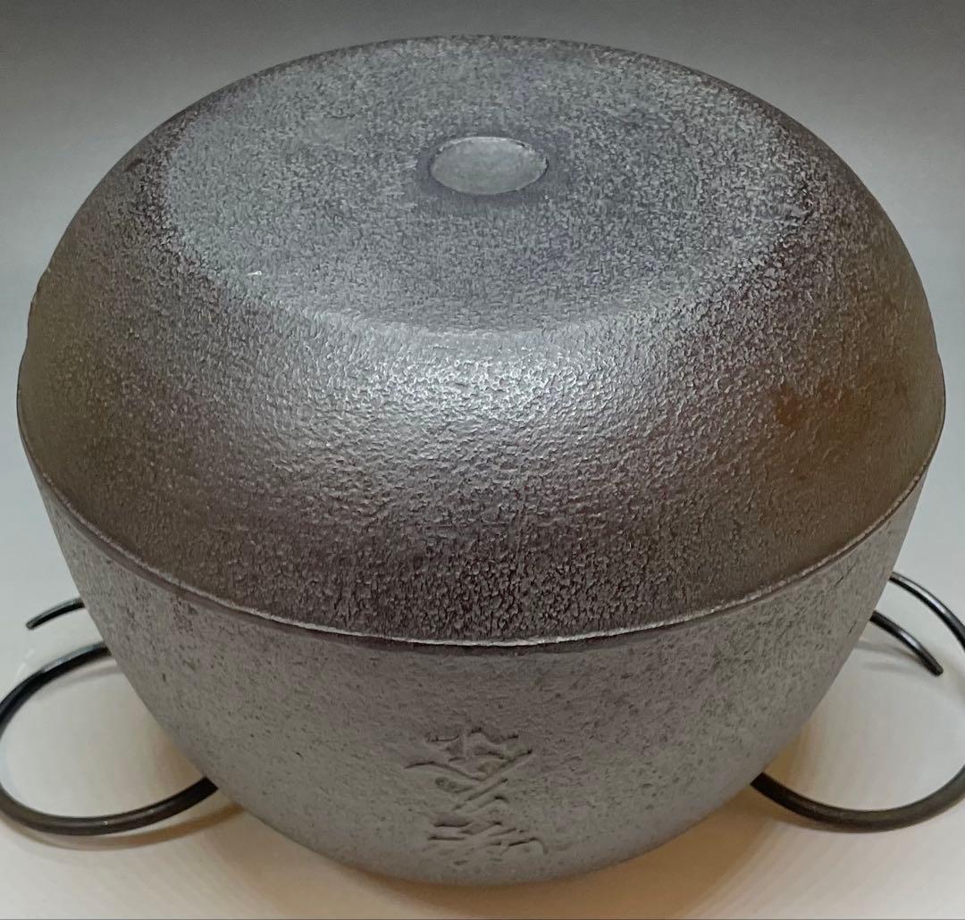 人間国宝 高橋敬典 旦座釜 釜釻 共箱 C2110 - メルカリ