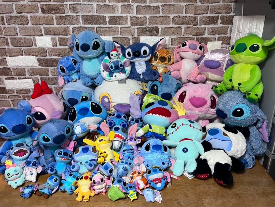 Stitch Scramp スティッチスクランプ46点まとめて HAN-07650 ディズニー クリスタルギャラリー ツムツム スティッチ