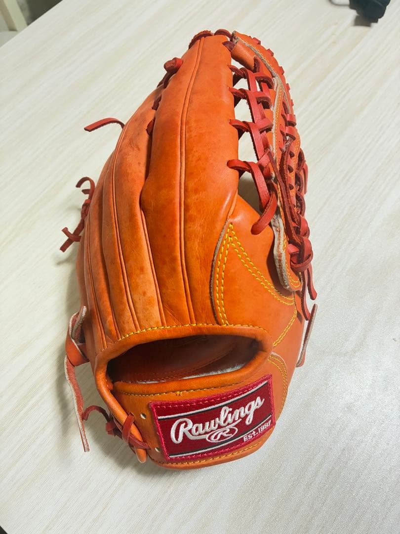 ローリングス 軟式グローブ オレンジ ローリングス（Rawlings）（メンズ）硬式用グラブ 内野手用 野球