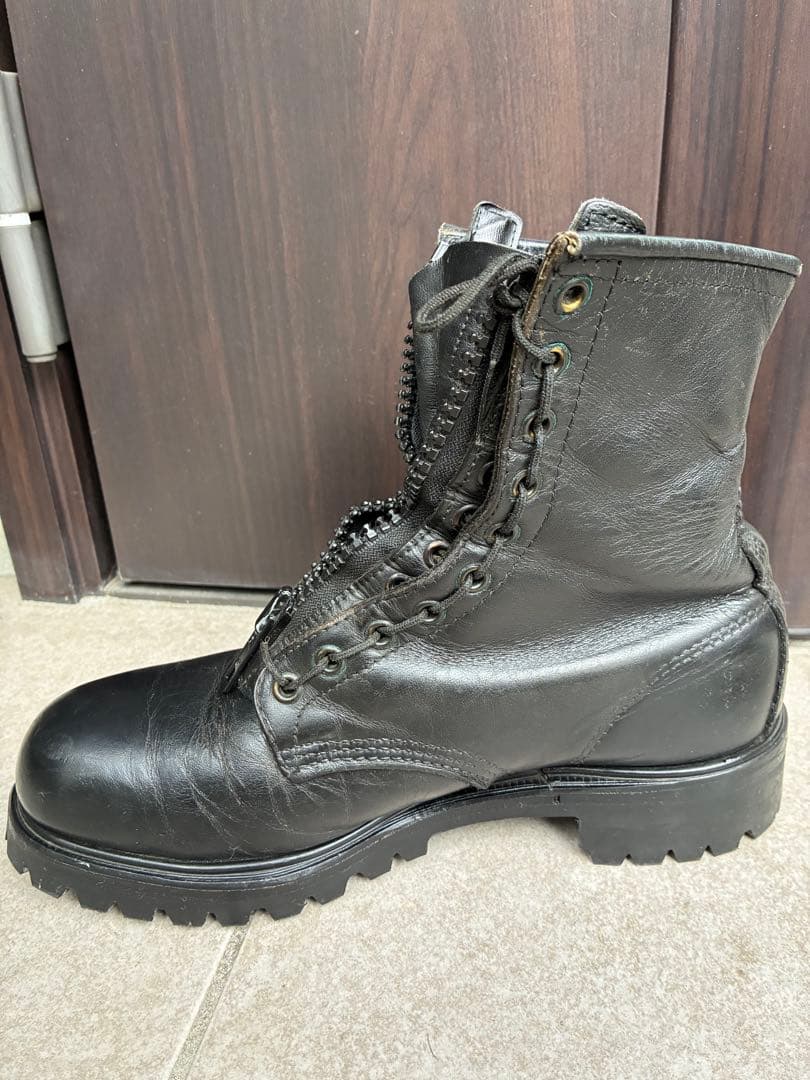Redwingファイアーマンブーツ ジッパー付き アイアントゥー - メルカリ