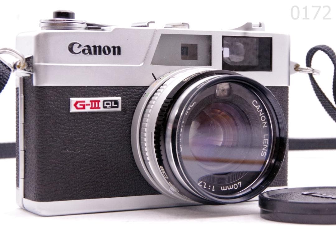 Canon / キャノン キャノネット GⅢ QL17 40mm / F1.7 Canonet QL17 QL-17 GIII 35mm Rangefinder Camera w/ 40mm f1.7 Lens -New
