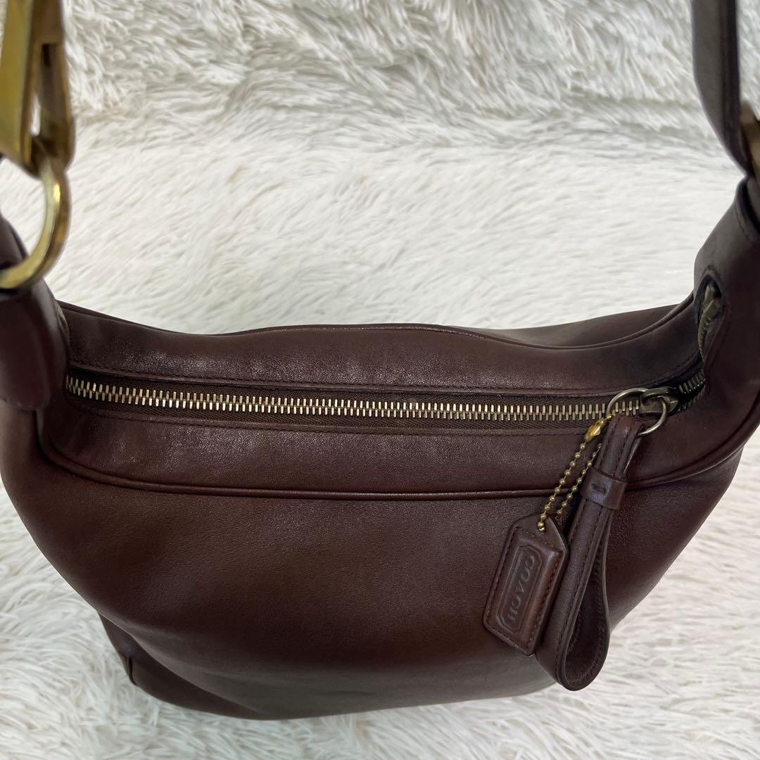 希少 コーチ 6950 ワンショルダー ダークブラウン - バッグ在庫 処分