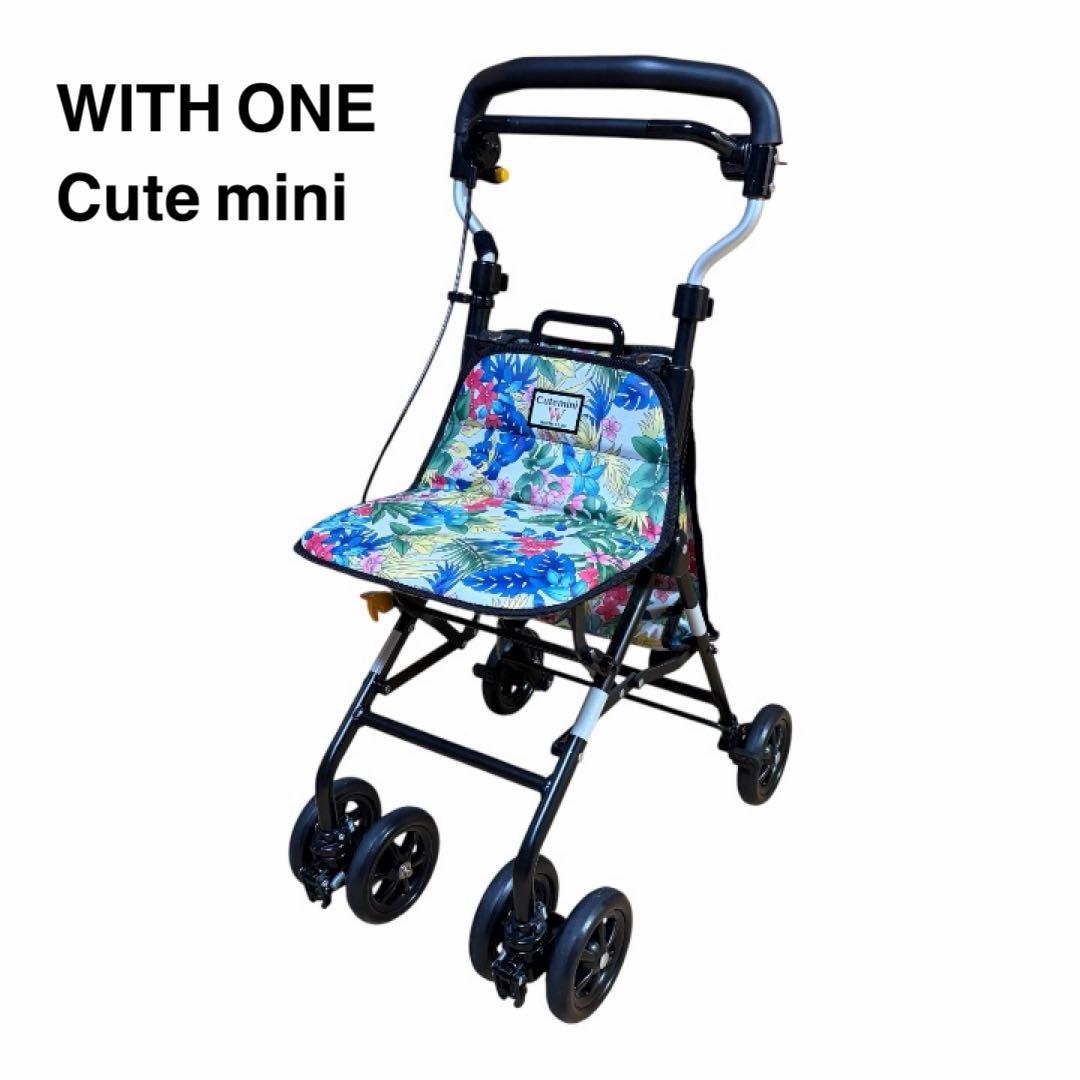 シルバーカー ウィズワン キュートミニW シルバーカー フローラル