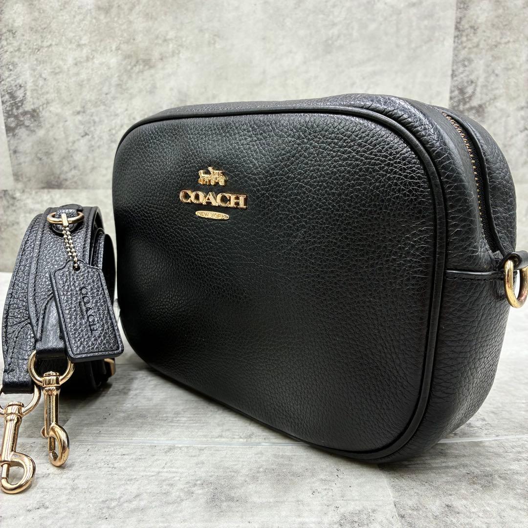 ✨美品✨コーチ ジェイミー ショルダーバッグ 2way レザー ブラック