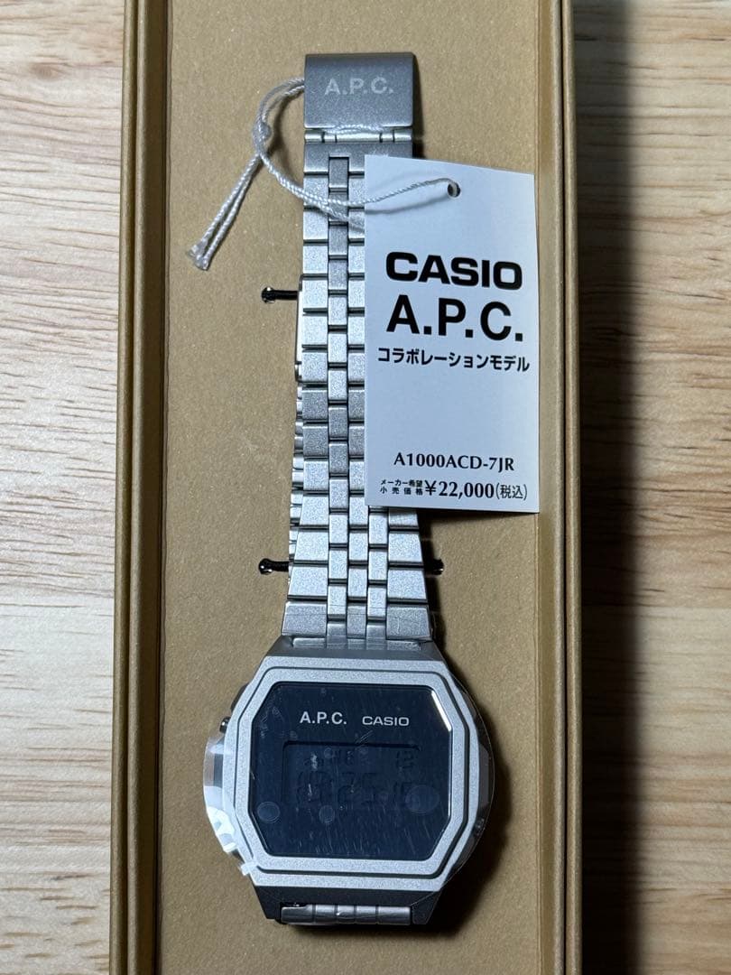 CASIO A.P.C. コラボレーションモデル A1000ACD-7JR - メルカリ