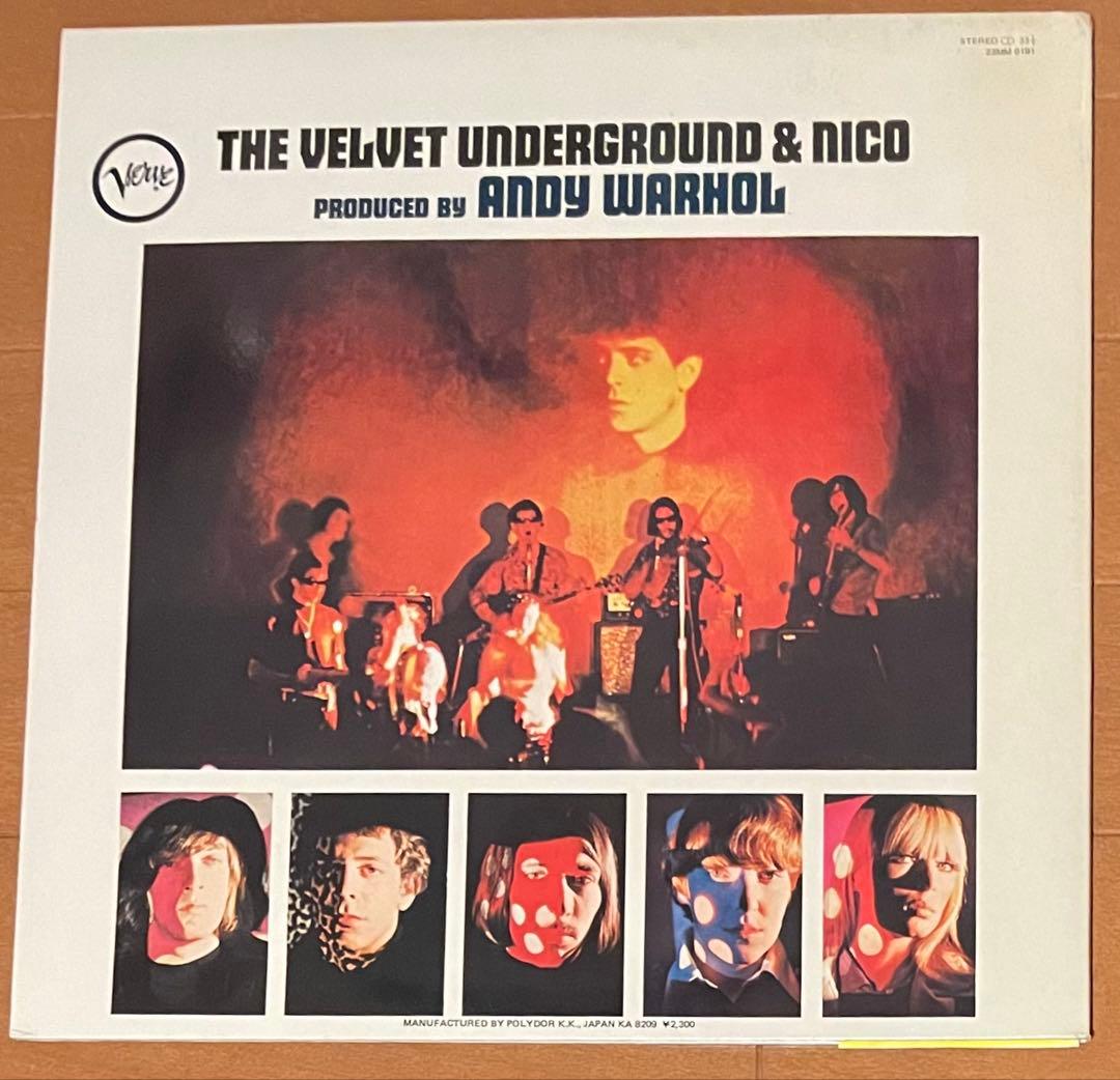 希少LP ヴェルヴェット・アンダーグラウンド・アンド・ニコ 帯コピー