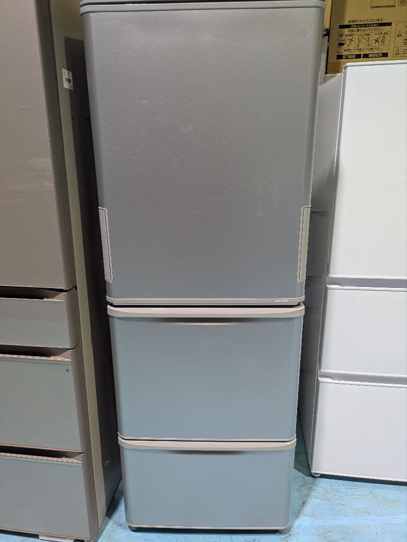 SHARP SJ-W356J-S 冷蔵庫 2022年製 シルバー SJ-W356J | 冷蔵庫：シャープ