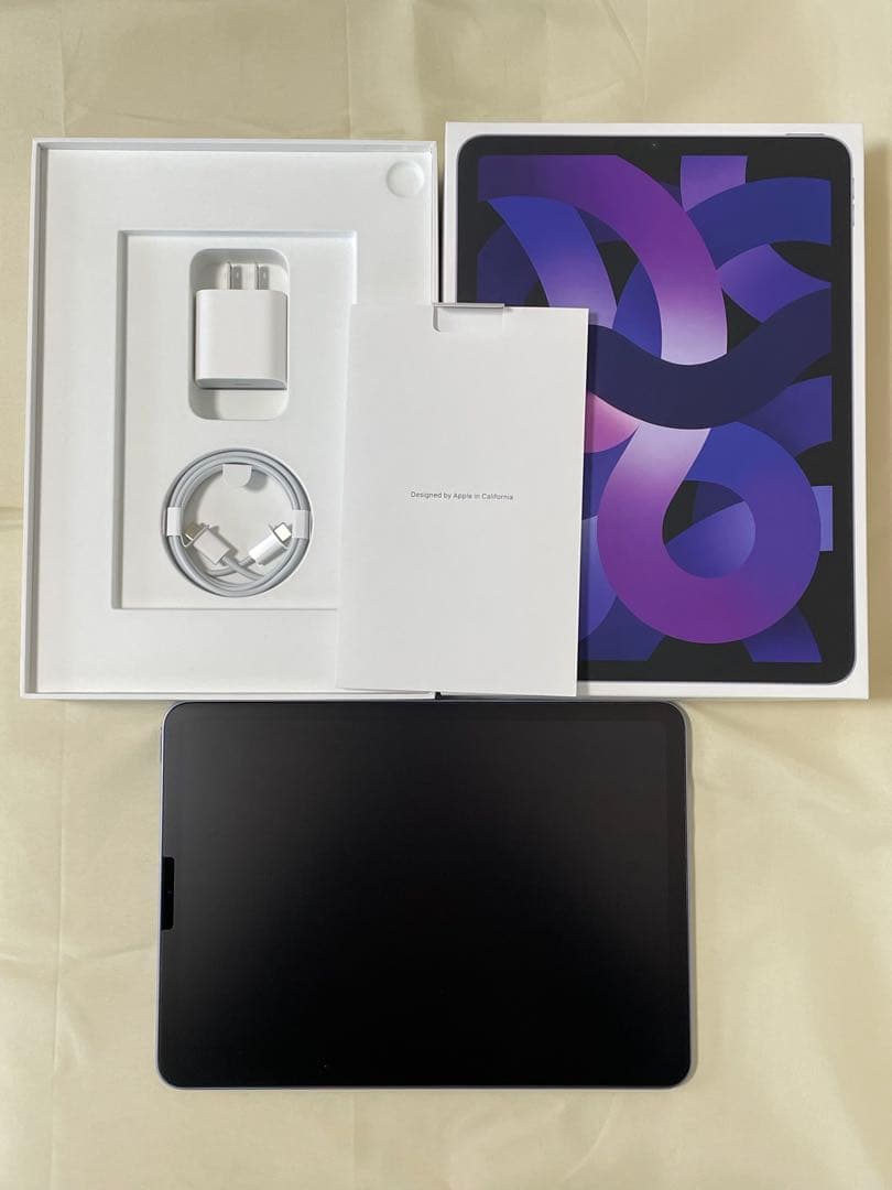 【美品】iPad Air（第5世代） Wi-Fiモデル 256GB パープル 楽天市場】【中古】 iPad Air5 Wi-Fi 256GB パープル A2588 2022/3/1