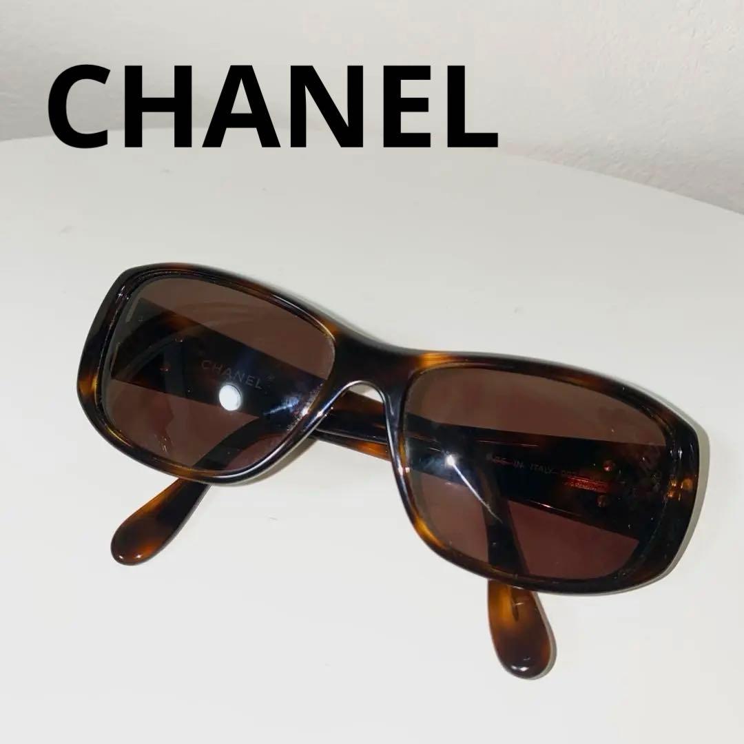 CHANEL サングラス べっ甲 ココマーク ゴールド金具 ブラウン レディース CHANEL（シャネル） 良品◎CHANEL 04151 91235 ココマーク べっ甲柄