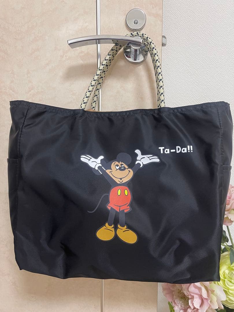 ★超備品★ NOMADISトートバッグブラックディズニーコラボ NOMADIS JOURNAL別注 ミッキー ディズニーSACW2 トートバッグ - メルカリ