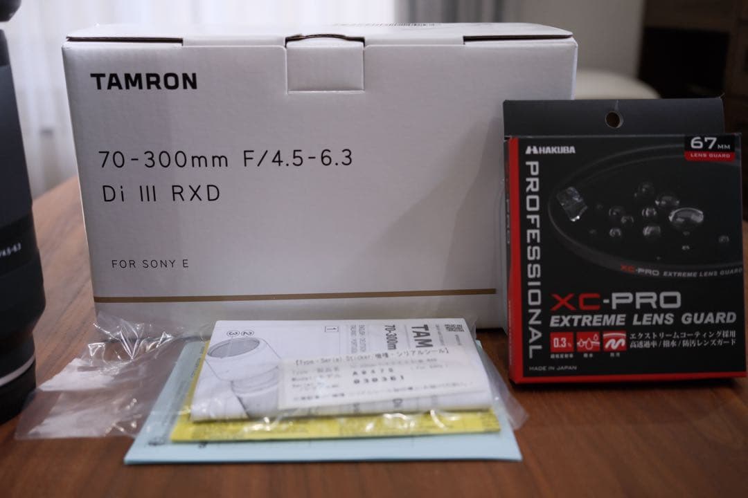 タムロン　70 - 300 mm F4.5-6.3 Di Ⅲ RXD