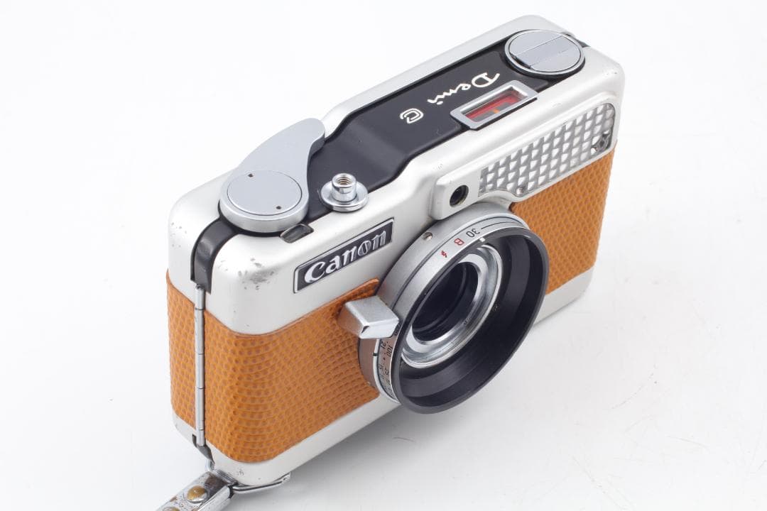 美品 整備済】オーカー色 Canon Demi C 50&28mm #1145 - メルカリ