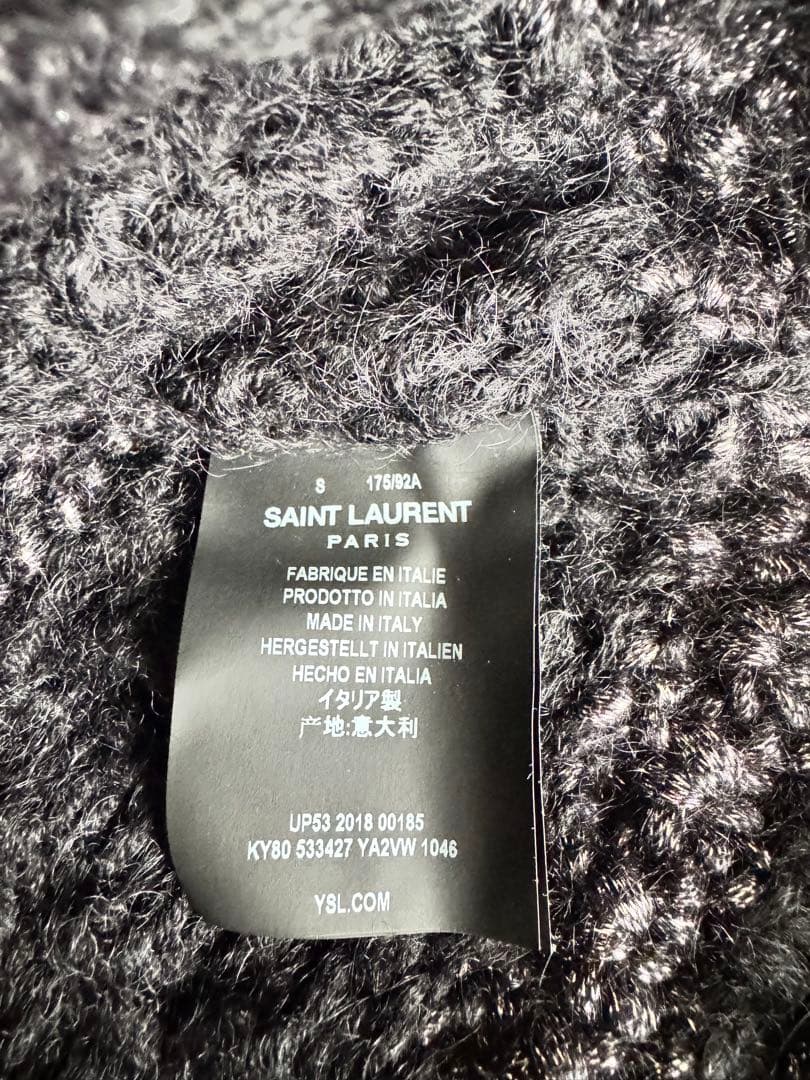 ラフ　定価18万相当　サンローラン モヘア、アルパカ混　佐藤健 着用