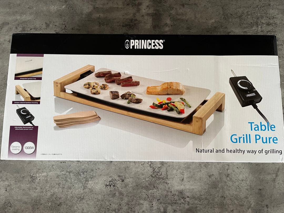 PRINCESS Table Grill Pure 1300W ホットプレート プリンセス PRINCESS Table Grill Pure ホットプレート（ホワイト