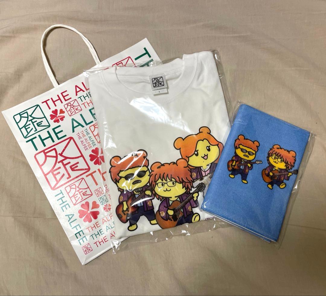 希少ショッパー付き！】ALFEEポテくまくんTシャツ［L］＆スポーツ