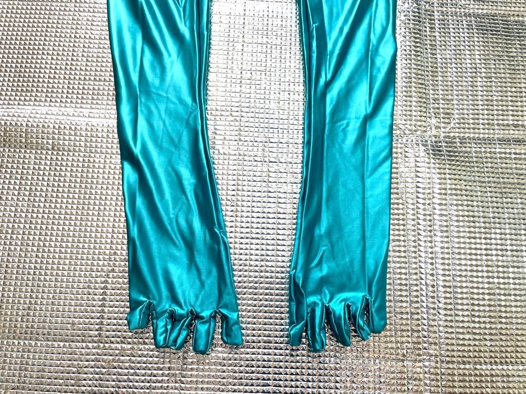 【新品】全身タイツ 光沢 ツルスベ ゼンタイ ピーコック Mサイズ ZENTAI