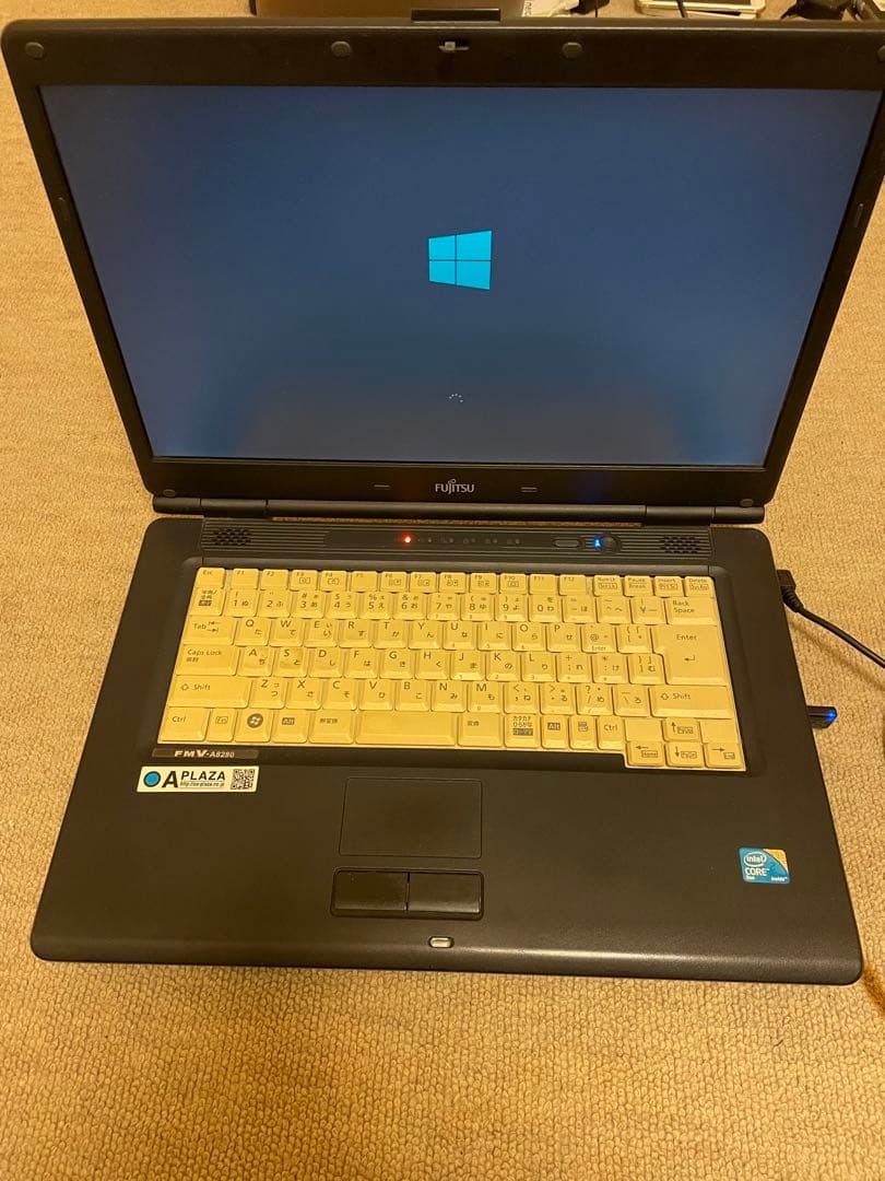 富士通製ノートPC FMV-A8280 中古ノートパソコン 富士通 FMV-A8280 WindowsXP Core2Duo P8700