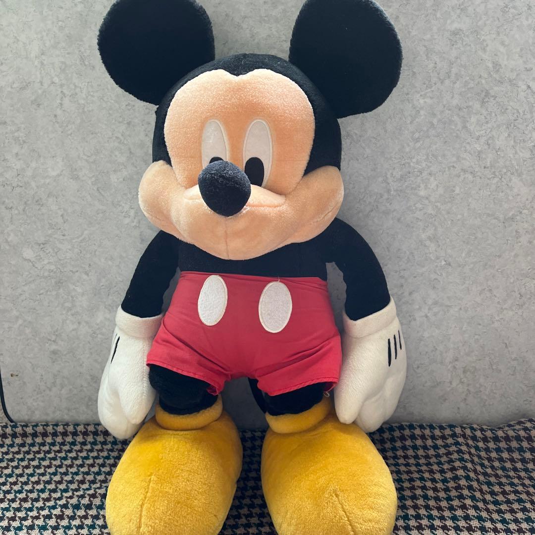 ミッキーマウス ぬいぐるみ レトロ - メルカリ