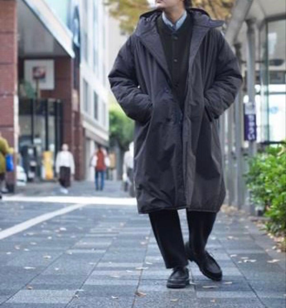 コモリ完売人気インサレーションフーデッドコート - メルカリ