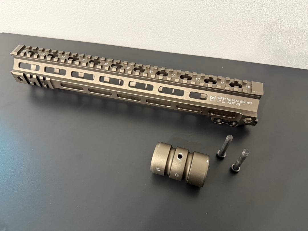 ガイズリーハンドガードmk4　MWS Zparts Geissele MK4タイプ 13'' ハンドガード(MWS/VFC/PTW/GHK/WE対応)