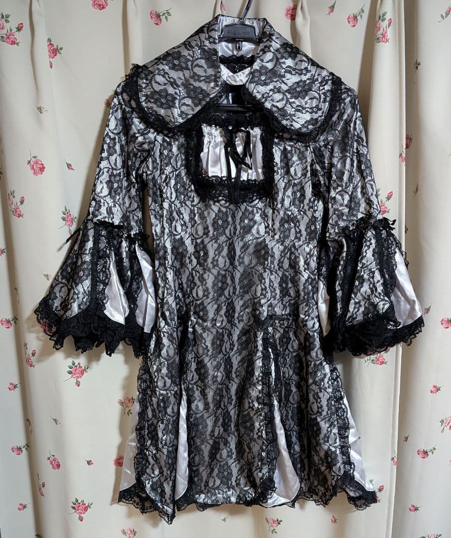 MARBLE ゴシック風 姫袖 ドレス ワンピース 付け襟 別衿・姫袖付きドレスワンピース | MARBLE | ロリータ ゴスロリ